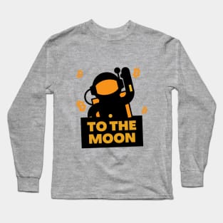 TO THE MOON (BITCOIN) Long Sleeve T-Shirt